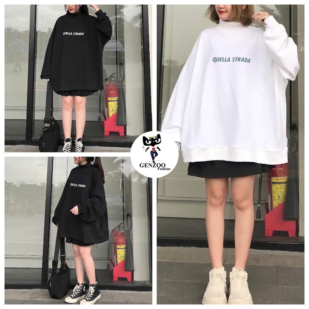 Áo Sweater tay bồng QUELLA nam nữ cá tính - GEN_ZOO