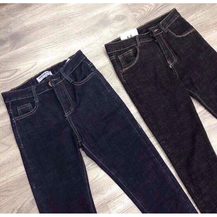 Quần jeans nữ xước ống bó tôn dáng kèm ảnh thật