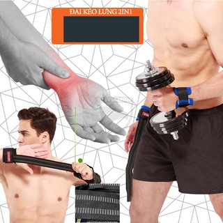 Dây kéo Lưng Lifting Straps hỗ trợ tập thể hình, Dây kéo lưng tập Gym  (1 đôi)
