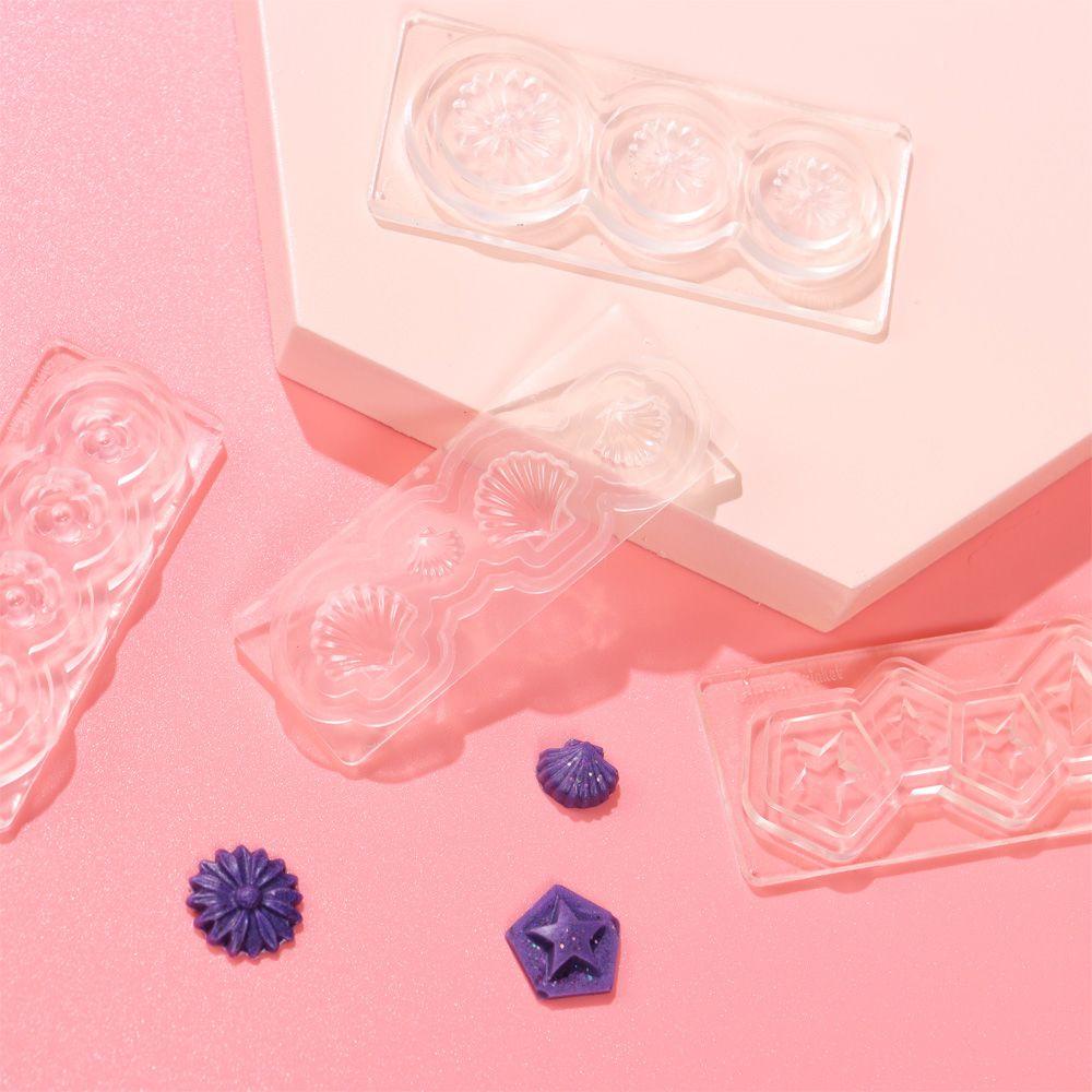 Khuôn Trong Suốt Hỗn Hợp Trang Trí Móng Nghệ Thuật 3D