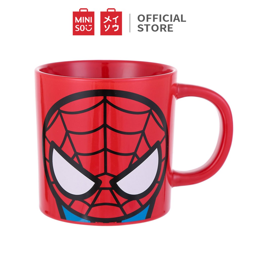 Ly sứ MARVEL cartoon 400ml(Spider-man) Miniso