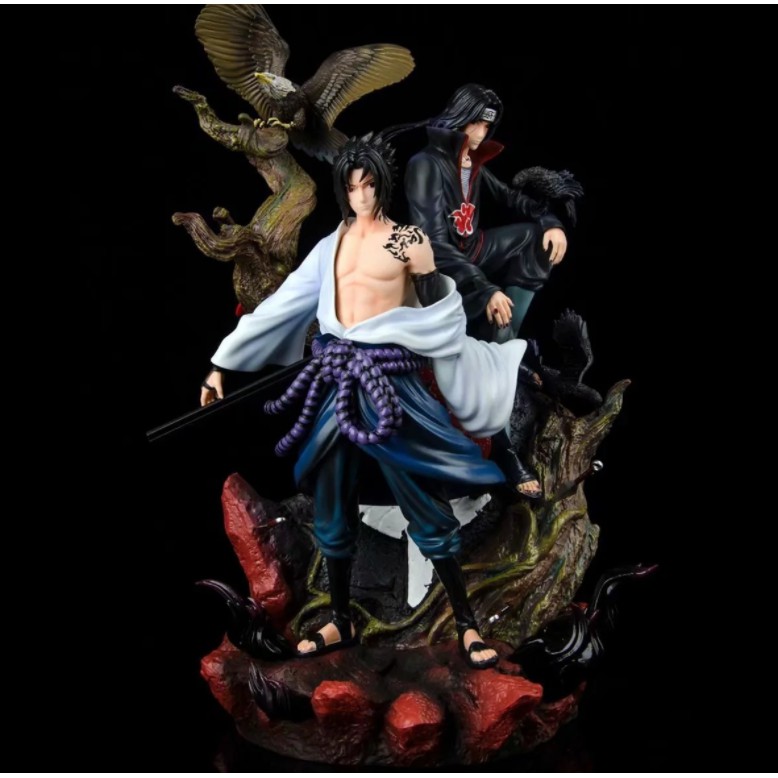 Mô Hình Figure Naruto Itachi Sasuke Kết hợp đẹp 36CM