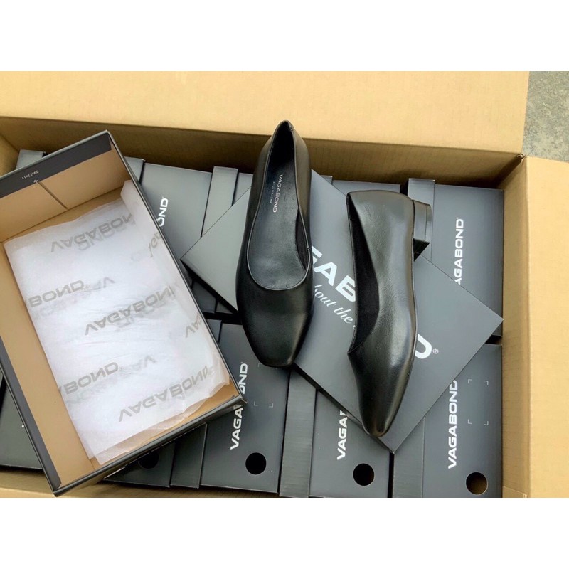 Giày búp bê mũi vuông da thật VAGABOND | BigBuy360 - bigbuy360.vn