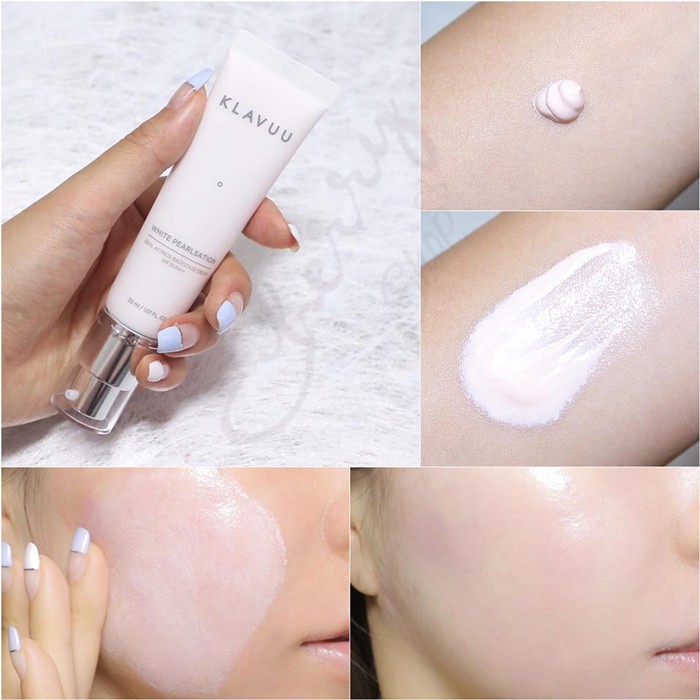 Kem lót bảo vệ da, hiệu chính tông da bền màu KLAVUU White Pearlsation Primer 30ml Giúp sáng da rạng rỡ - HONGS BEAUTY | BigBuy360 - bigbuy360.vn