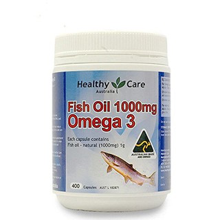 dầu cá Healthy care 400 viên omega 3