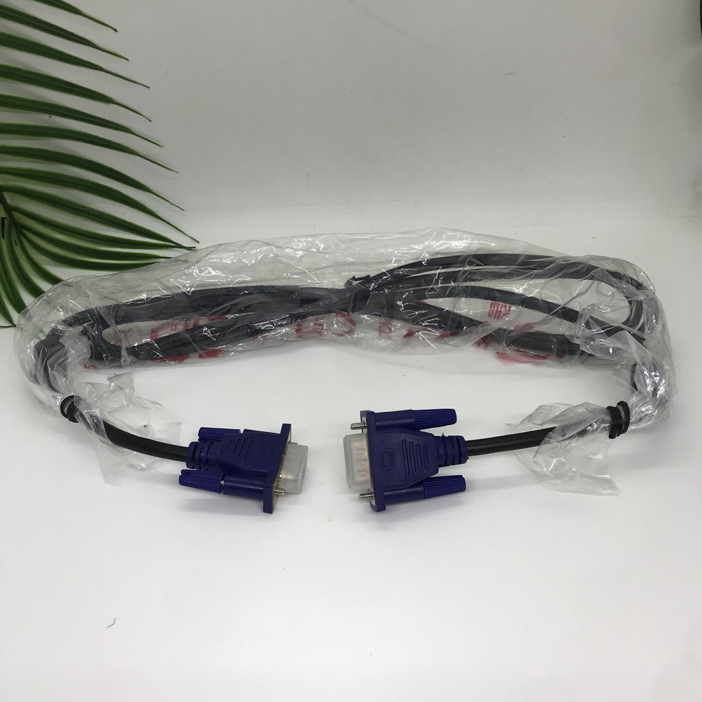 Dây tín hiệu màn hình cổng vga chuẩn 3+2 dài 1,5m, Dây cáp máy tính vga