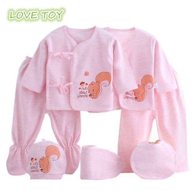 Set Đồ Cotton 7 Món Cho Bé Sơ Sinh