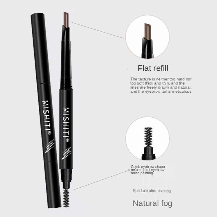 Chì Kẻ Lông Mày Hai Đầu Tam Giác Không Thấm Nước Và Mồ Hôi Lâu Trôi Tự Nhiên Cao Cấp | BigBuy360 - bigbuy360.vn