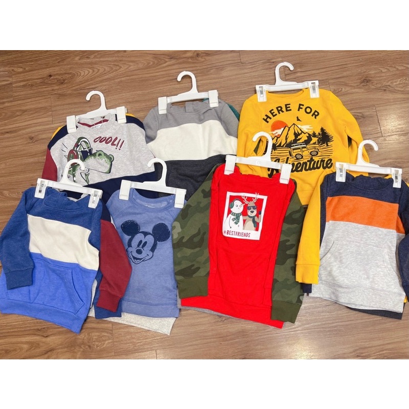 SIZE ĐẠI 17-30kgÁO NỈ HODDIE BÉ TRAI DÀI TAY DƯ XỊN