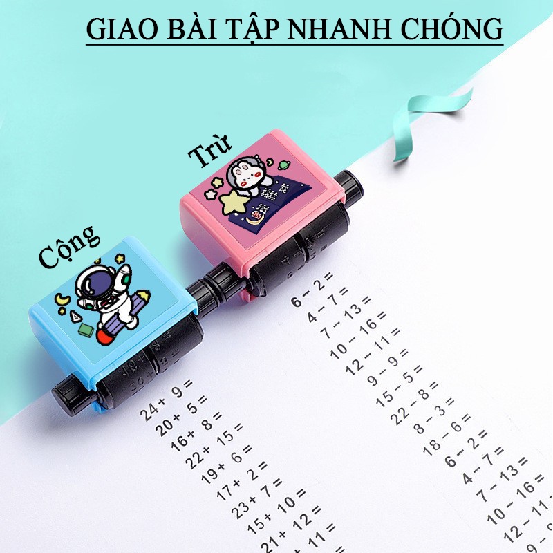 Con Lăn Tạo Phép Tính Cộng Trừ Thông Minh Cho Học Sinh Tiện Lợi Nhanh Chóng
