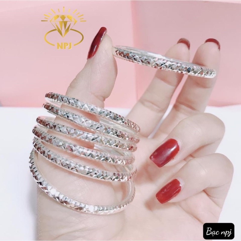 Lắc tay cho bé, Vòng tay phay ⚡️SIÊU SÁNG ⚡️đủ Sezi , Bạc Ta- Bạc Npj