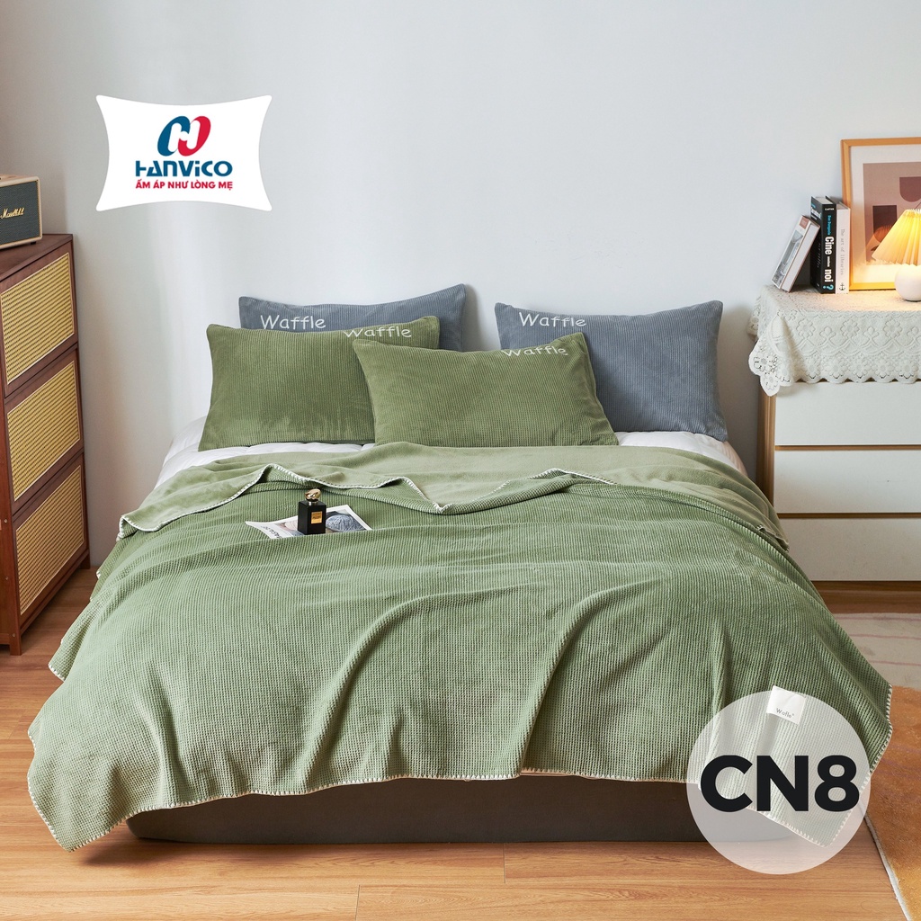 Chăn Lông Cừu Cao Cấp Hanvico / Vintage Siêu Mềm Siêu Ấm