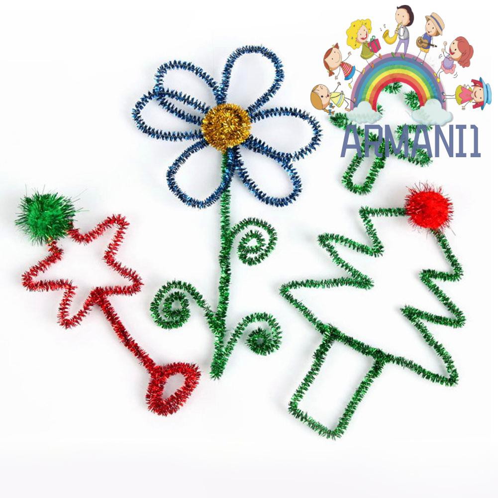 Set 100 Dây Kẽm Nhung Kim Tuyến Đồ Chơi Cho Bé | BigBuy360 - bigbuy360.vn