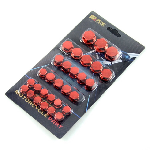 [Giá 1 vỉ] Chụp ốc trang trí