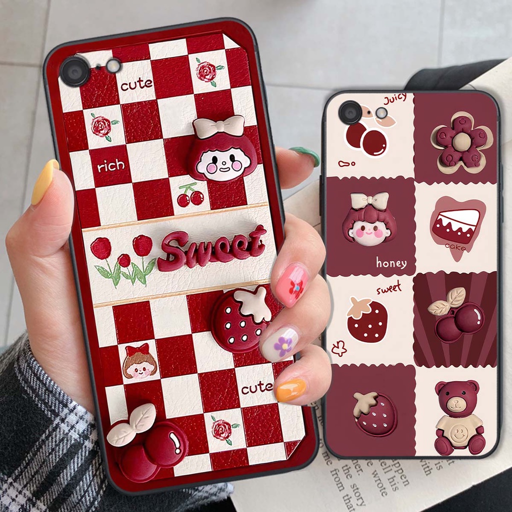 Ốp Oppo A71 / A83 in hình trái tim, caro kẹo ngọt đầy cá tính siêu đẹp siêu chất