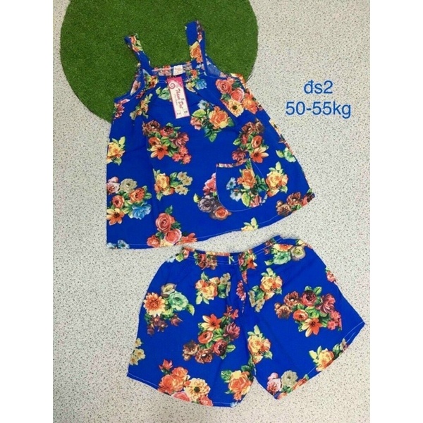 bộ đùi vải lanh size 2 - đồ bộ mặc nhà tại tphcm
