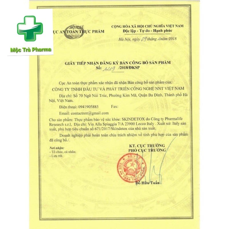 Viên Uống Thải Độc Da- SkinDetox PHARMALIFE - Kiềm Dầu,Giảm Sưng Viêm, Ngừa Mụn Do Độc Tố, Vi Khuẩn
