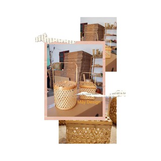 Giỏ quà mây tre đan Việt Nam. Shop Mây Design