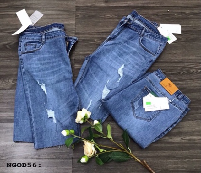 Bigsize Quần jean ngố NGOD56 (32-36)