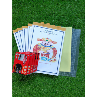 5 CUỐN SỔ ĐẶT CỌC NHÀ ĐẤT - TẶNG KÈM COMBO MỖI ĐƠN