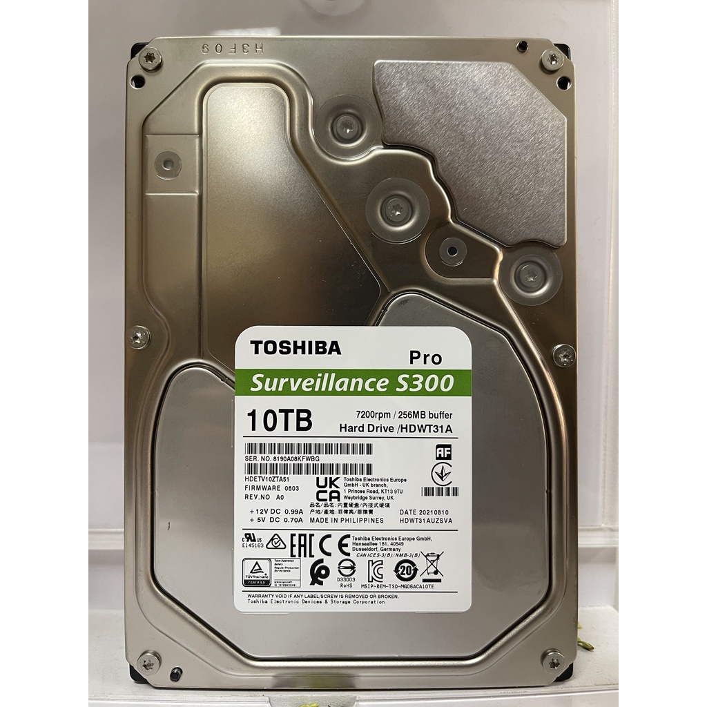 Ổ cứng Camera chuyên dụng TOSHIBA AV 8TB, 10TB, 16TB Chính hãng