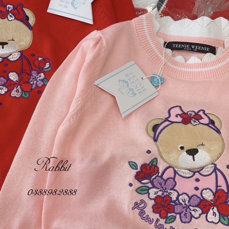 Áo len Teenie hoạ tiết gấu