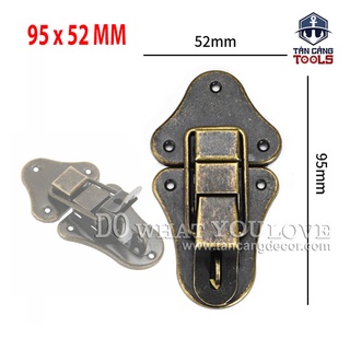Khóa hộp 38 cổ điển hình bọ hung kt:5.2cm