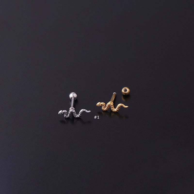 1 Khuyên Cơ Thể Hình Rắn 16G