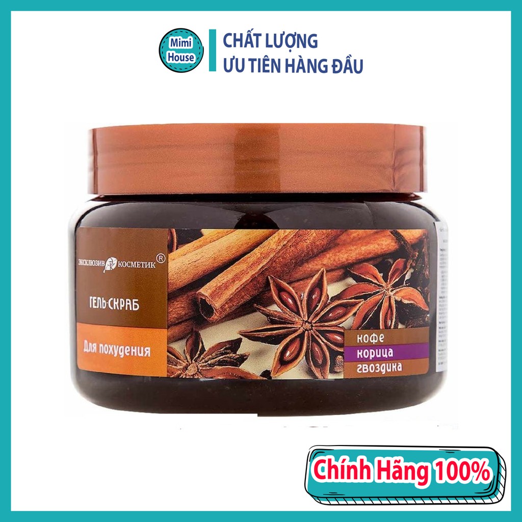 [Chính Hãng] Tẩy Da Chết Toàn Thân Cà Phê Và Quế Hồi Organic 380gr