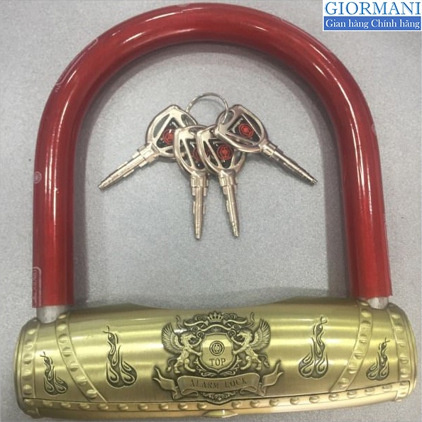 Khóa chữ U  có báo động âm thanh siêu chống trộm - Hàng cao cấp GIORMANI