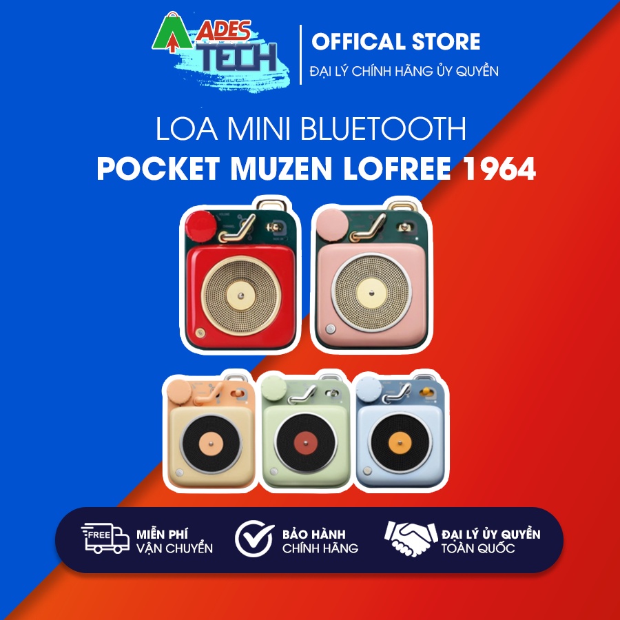 Loa Pocket Muzen Lofree 1964 | Retro Speaker MUZEN + XIAOMI | Loa Mini Bluetooth