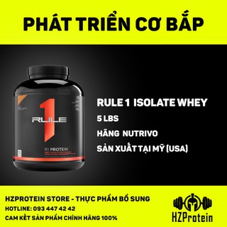 Rule1 protein isolate - sữa whey dinh dưỡng tăng cơ rule 1 - 5 lbs - ảnh sản phẩm 1