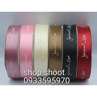 RUY BĂNG LỤA 3 PHÂN CHỮ forerver you