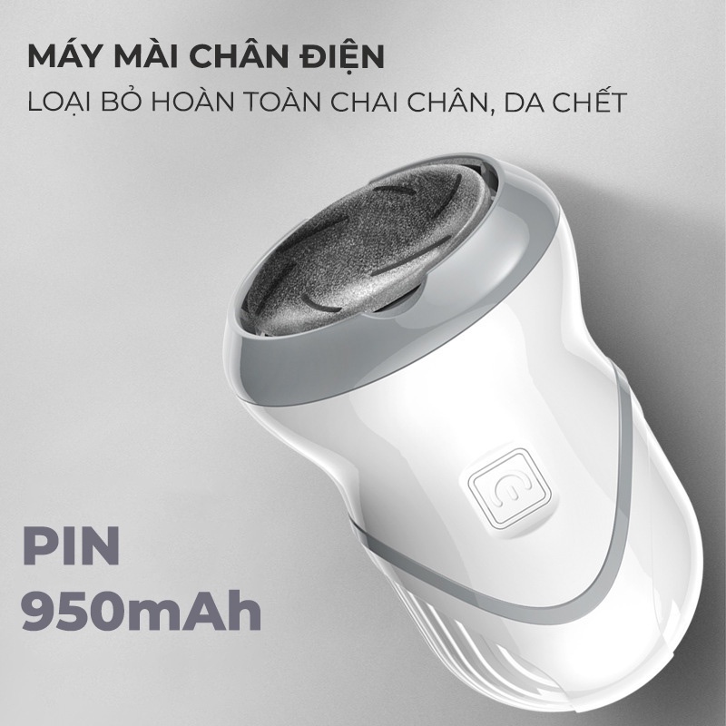 Máy chà gót chân tự động 3 đầu mài công nghệ mới S1661 loại bỏ chai sừng, tế bào chết