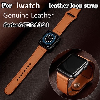 For iwatch 6 SE Band 44mm/40mm Premium Leather Straps for iWatch Series 5 4 3 2 1 42mm/38mm