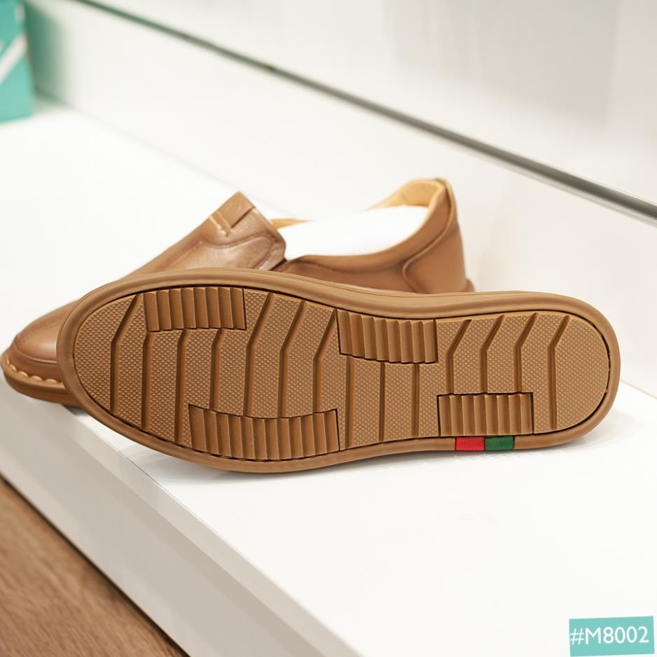 Giày Lười Da Bò Nguyên Tấm Nhập Khẩu Italy Cao Cấp Minsu M8002 Kiểu Dáng Slipon Lịch Lãm Nam Tính KHJ