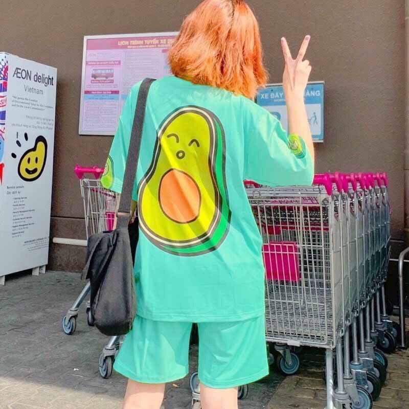 Bộ hoa quả Bơ Đào đủ size S-XL nam nữ | BigBuy360 - bigbuy360.vn