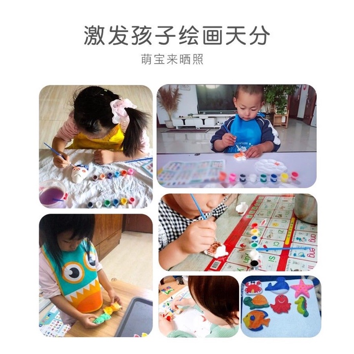 Hàng Sẵn DIY đổ tượng thạch cao - tô tượng Bộ đồ chơi đúc tượng và tô màu nhiều Kiểu