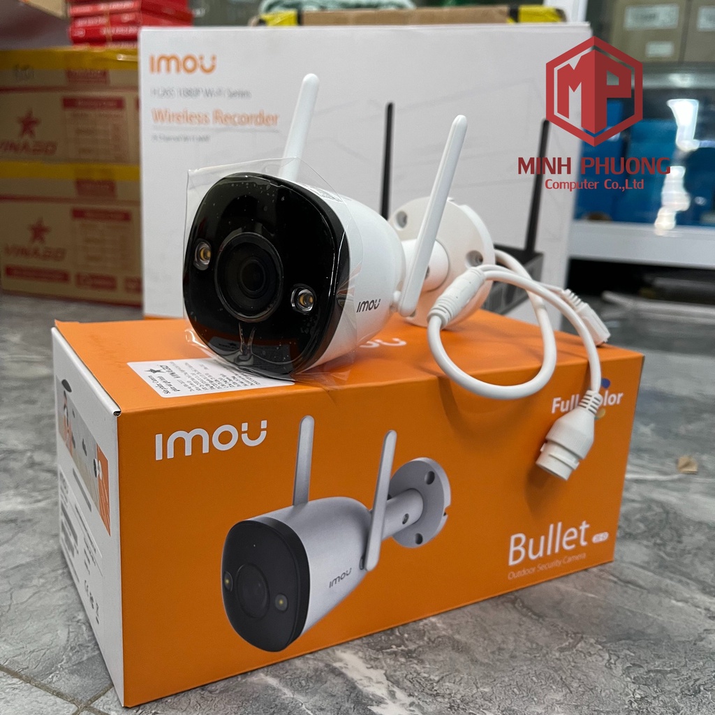 Camera IP IMOU IPC-F22FP-D-IMOU ngoài trời có màu ban đêm