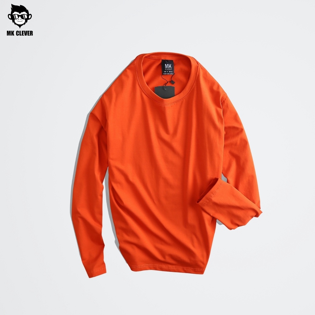 Áo thun trơn dài tay cổ tròn MK CLEVER | BigBuy360 - bigbuy360.vn