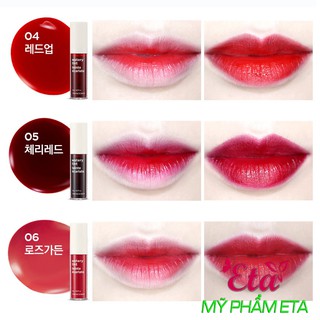 Son kem The Face Shop Watery Tint mềm môi lên màu đẹp TFS 5g