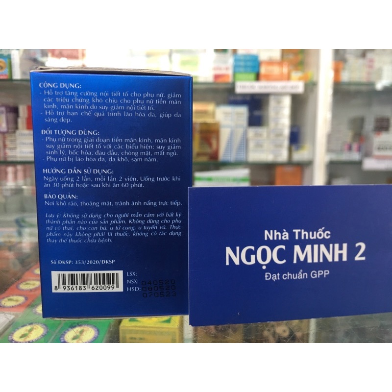 ✅ [Chính Hãng] Viên Uống Hoa Thiên hỗ trợ tăng cường nội tiết tố cho phụ nữ hỗ trợ hạn chế quá trình lão hoá da, giúp da