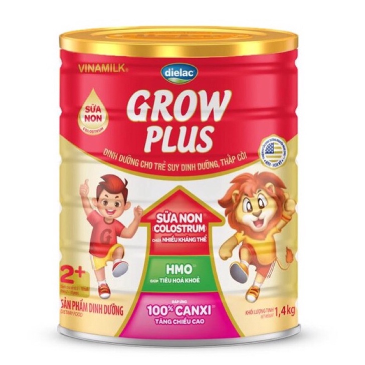 Sữa GrowPlus 2+ lon 1,4kg( Sữa non)