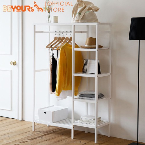 Tủ Treo Quần Áo Gỗ BEYOURS Double Hanger M Nội Thất Kiểu Hàn Lắp Ráp - Nội Thất Phòng Ngủ