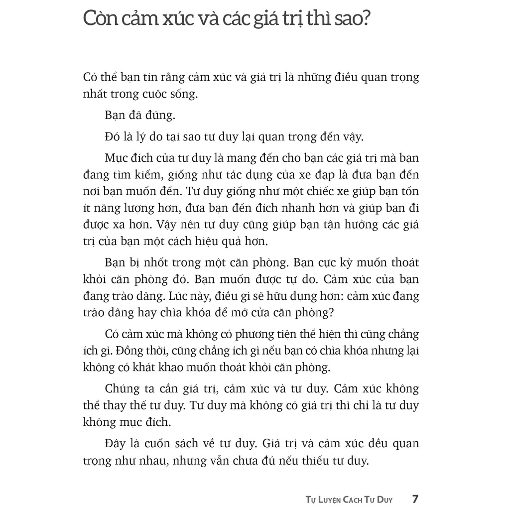 Sách - Tự Luyện Cách Tư Duy