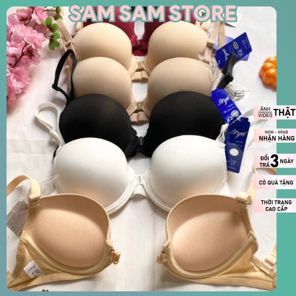 Áo ngực đệm mút dày 5cm. Áo lót cài trước boya Siêu Độn Có gọng Có Dây Trong Lưng Đẩy Ngực Tạo Khe Thần Thánh