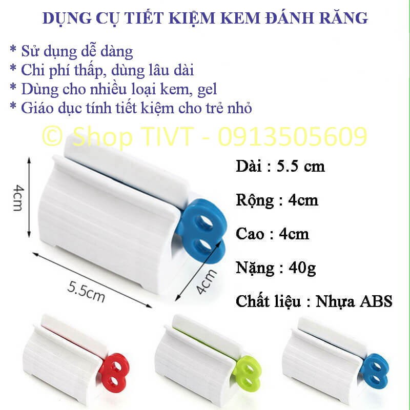 Tiết kiệm, tận dụng kem đánh răng với dụng cụ đơn giản giúp bóp, ép hết các loại kem, gel, bột nhão trong ống nhựa-TIVT
