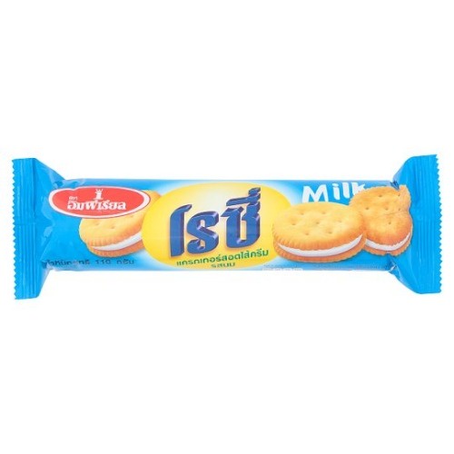 Bánh Quy Kẹp Kem Thái Lan Rosy Hương Sữa (Gói 100g)