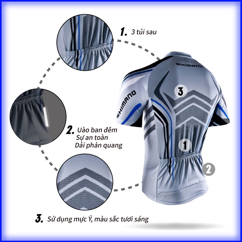 Đi xe đạp Jersey Nam Pro Đội đua Quần áo thể thao MTB Áo đua Xe đạp Quần áo đường bộ Đội xe đạp Mặc với quần 3/4