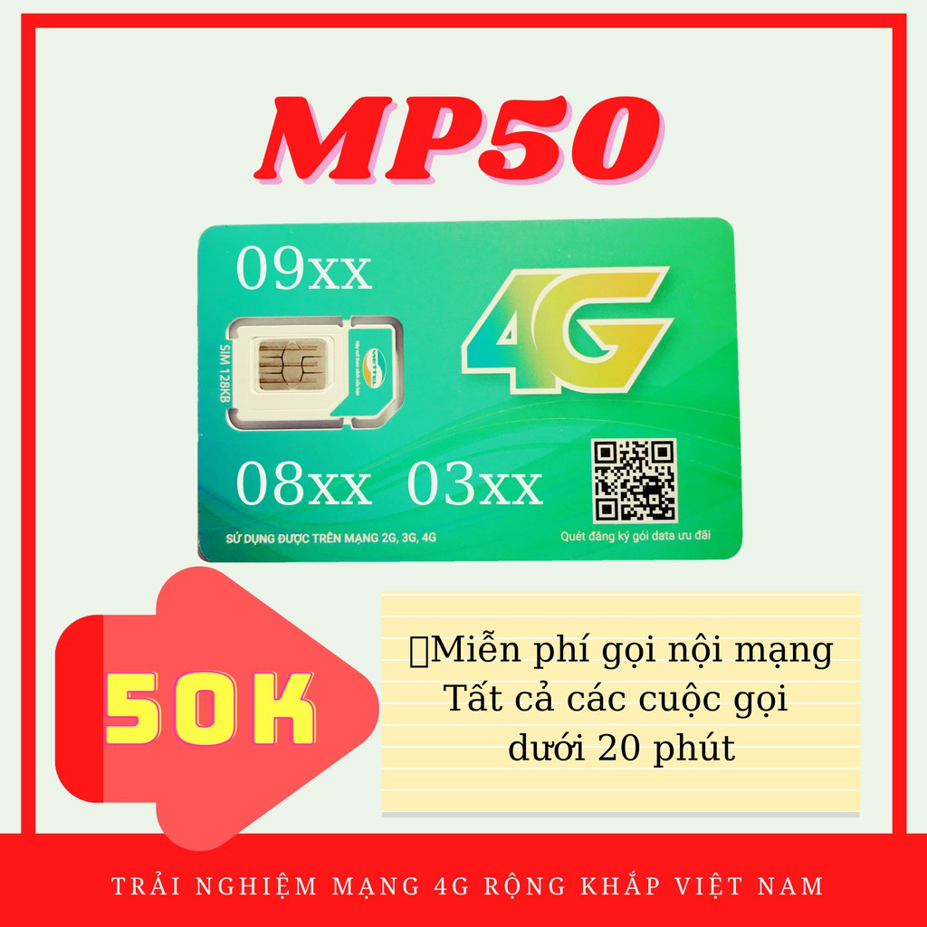 [FREE 1 THÁNG] Sim VIETTEL 50k mỗi tháng MIỄN PHÍ GỌI NỘI MẠNG